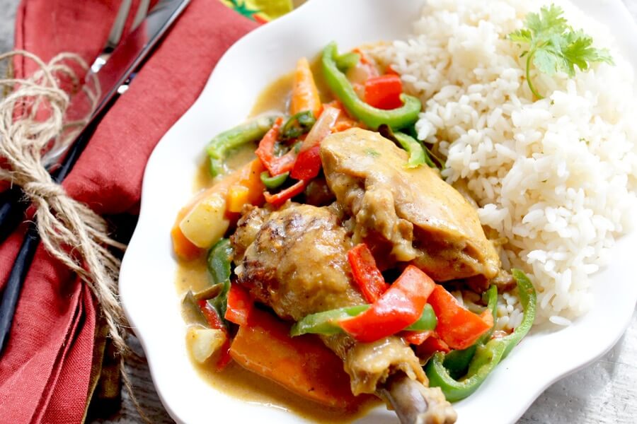 3 recetas de pollo guisado con arroz blanco - Cocinero Aficionado